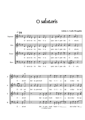 Misa contemporánea para coro mixto