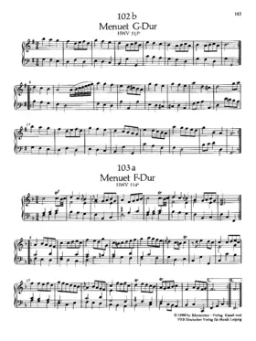 Minuet in F major