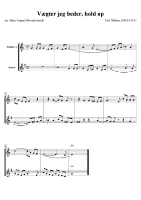 Vægter jeg beder, hold op med i Sang