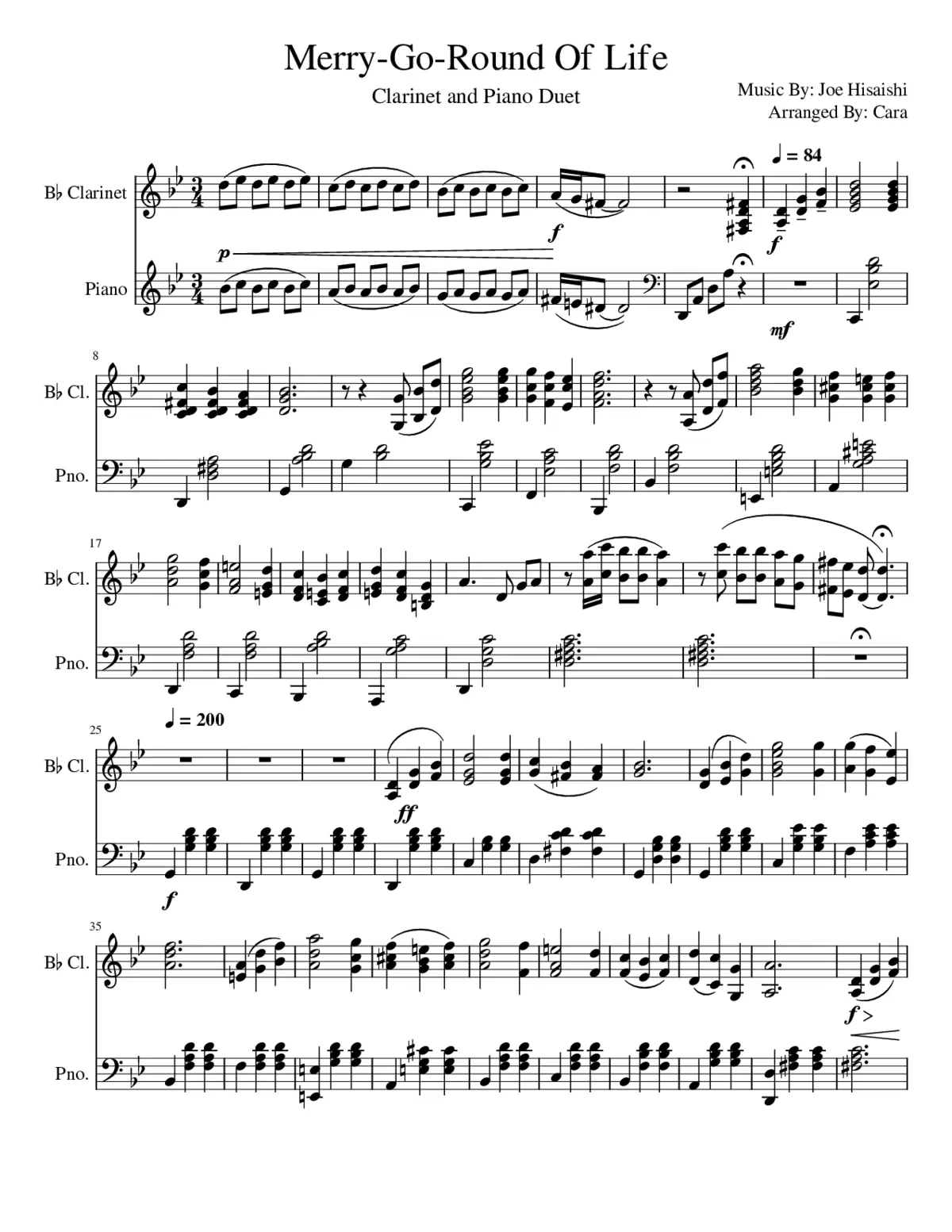 Merry-Go-Round of Life - Page 1