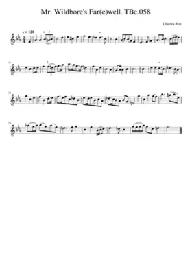 Mr. Wildbore's Far(e)well. TBe.058