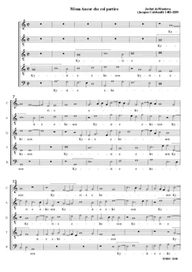 Missa Ancor che col partire