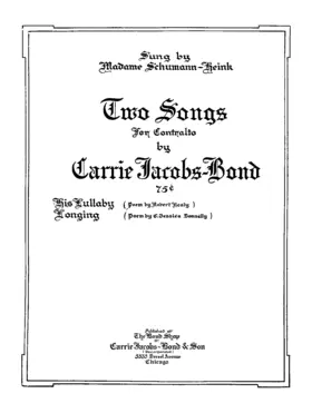 2 Songs for Contralto