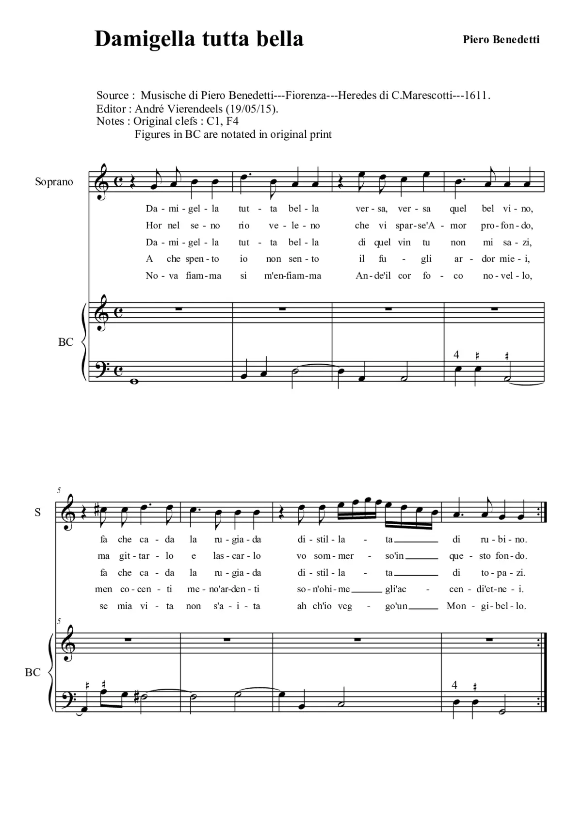 Damigella tutta bella - Page 1