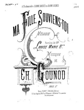 Ma fille, souviens-toi