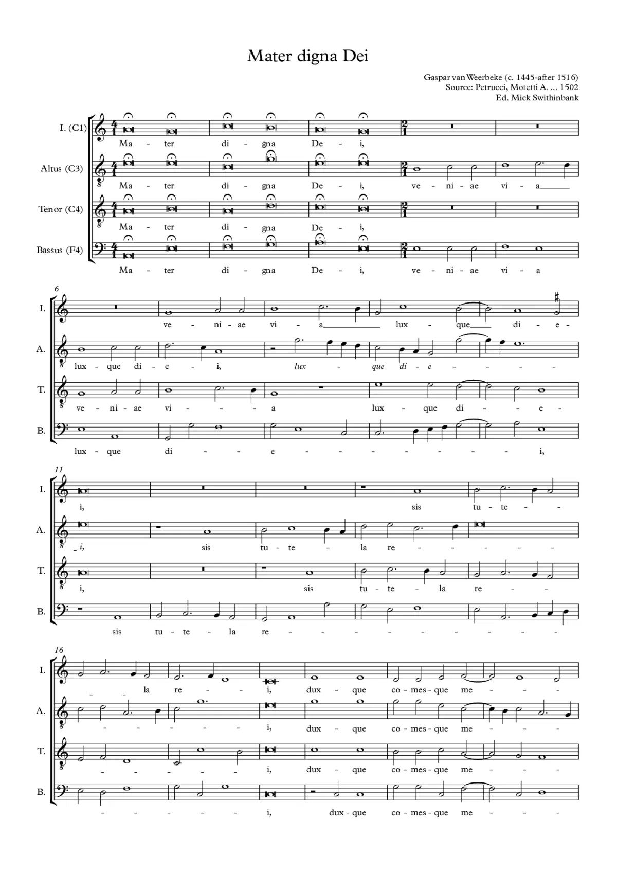 Mater digna Dei - Page 1