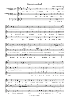 Sing ye to our Lord