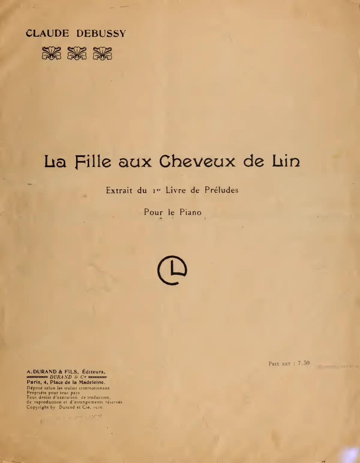 Préludes, Premier Livre - Page 1