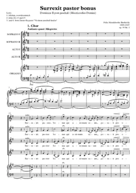 Surrexit pastor bonus op. 39 No. 3
