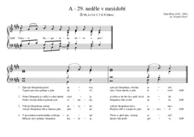A - 29. neděle v mezidobí