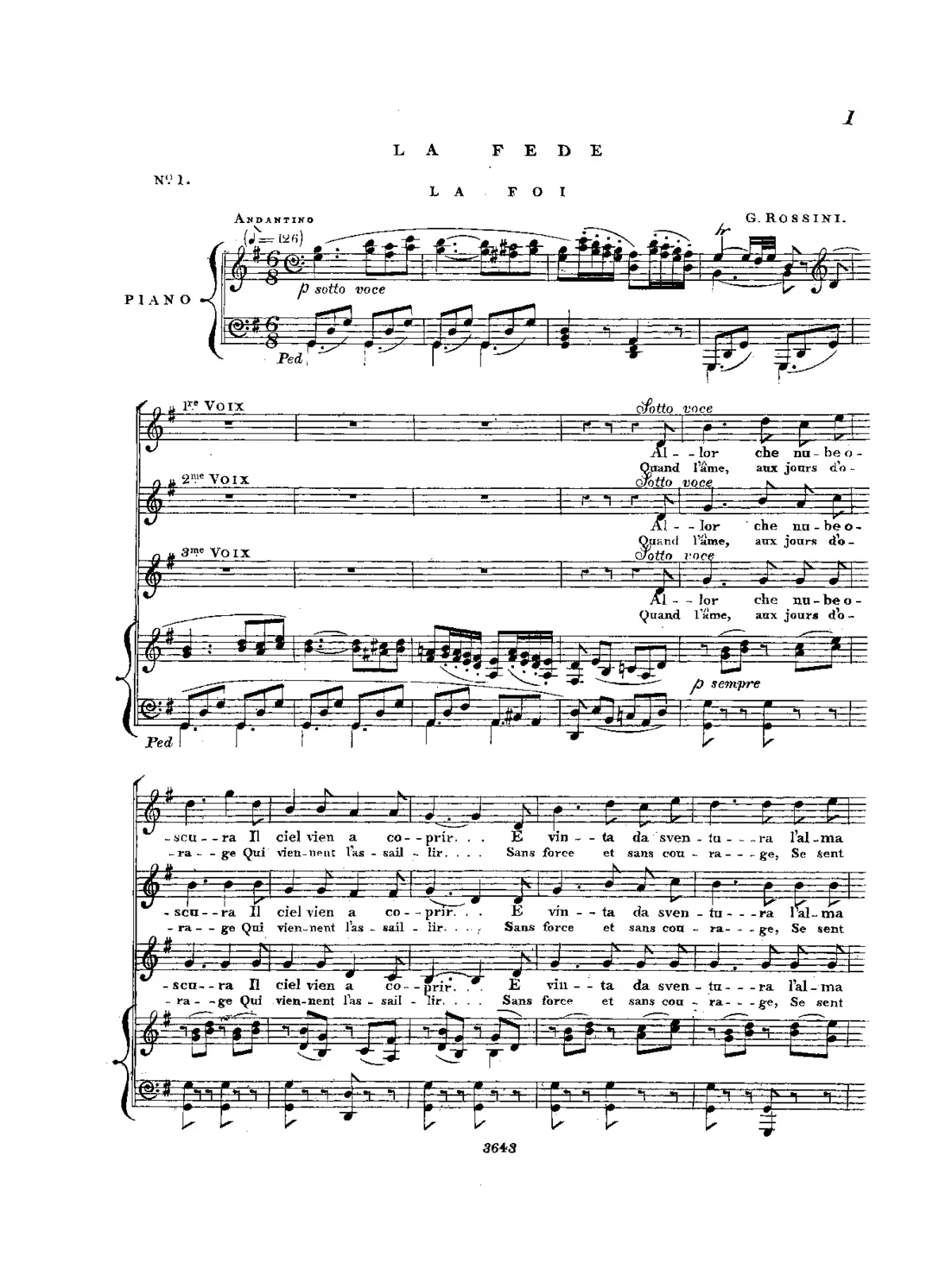 3 Chœurs religieux - Page 1