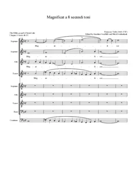 Magnificat a 8 secundi toni
