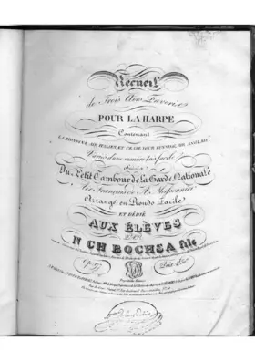 Recueil de 3 Airs Favori varie