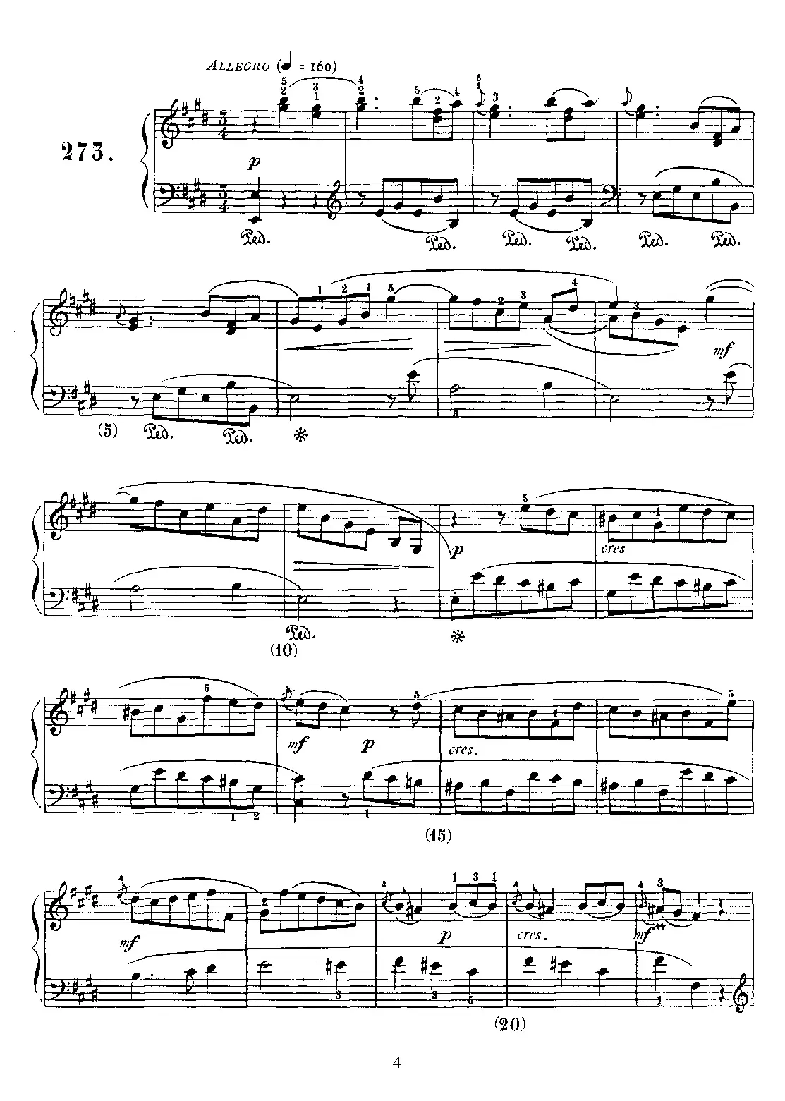 Keyboard Sonata in E major - Page 1