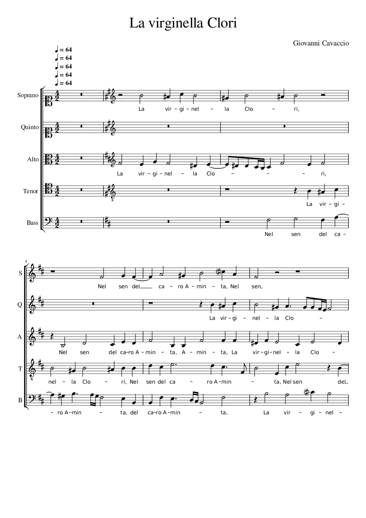 La virginella Clori - Page 1