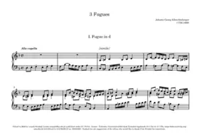 3 Fugues