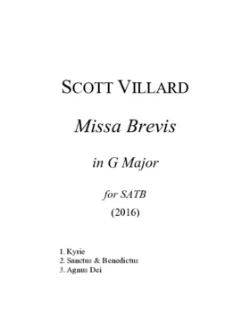 Missa Brevis in G Major (2016)