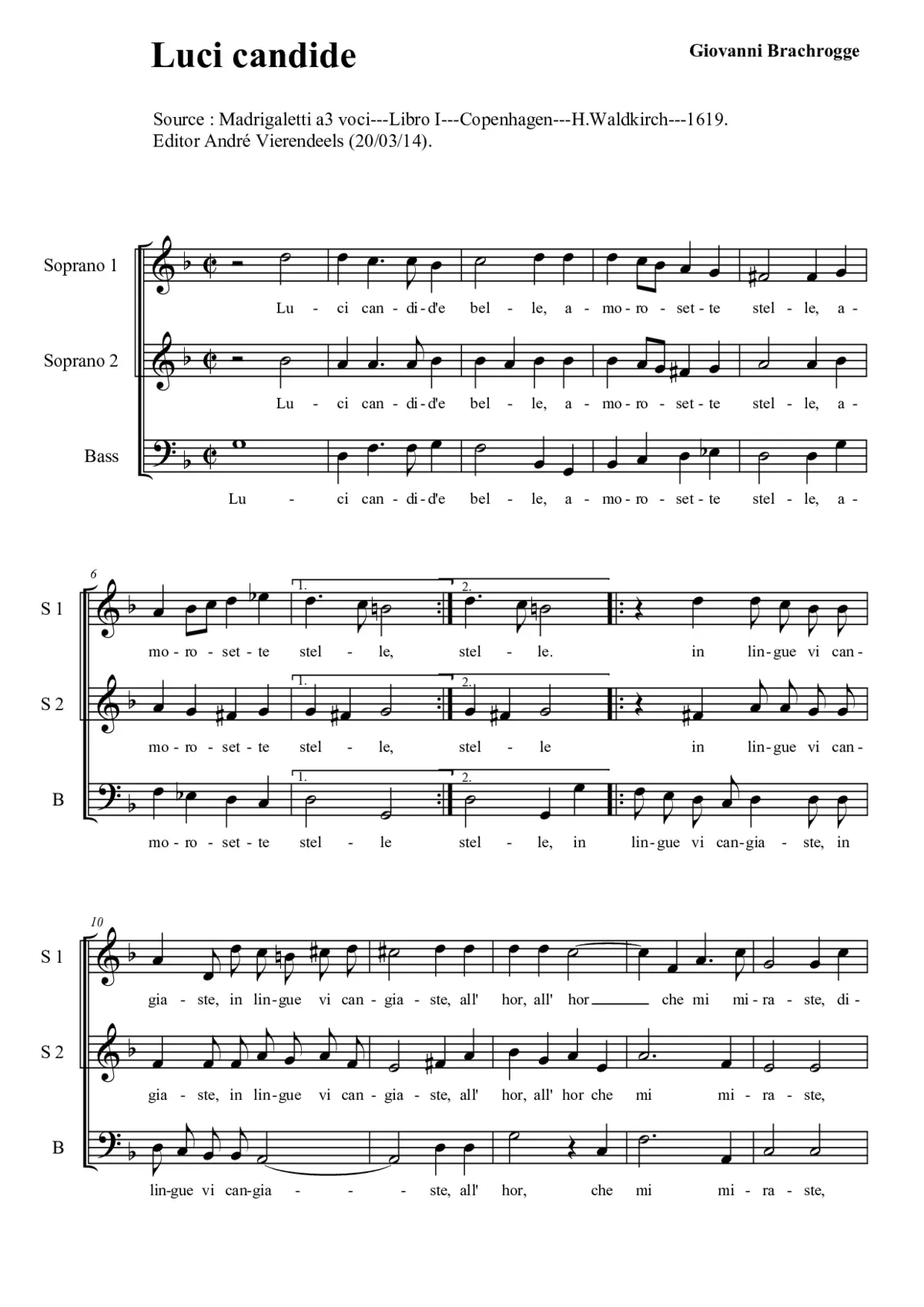 Luci candide e belle - Page 1