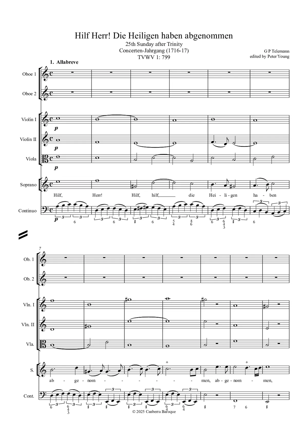 Hilf Herr! Die Heiligen haben abgenommen - Page 1