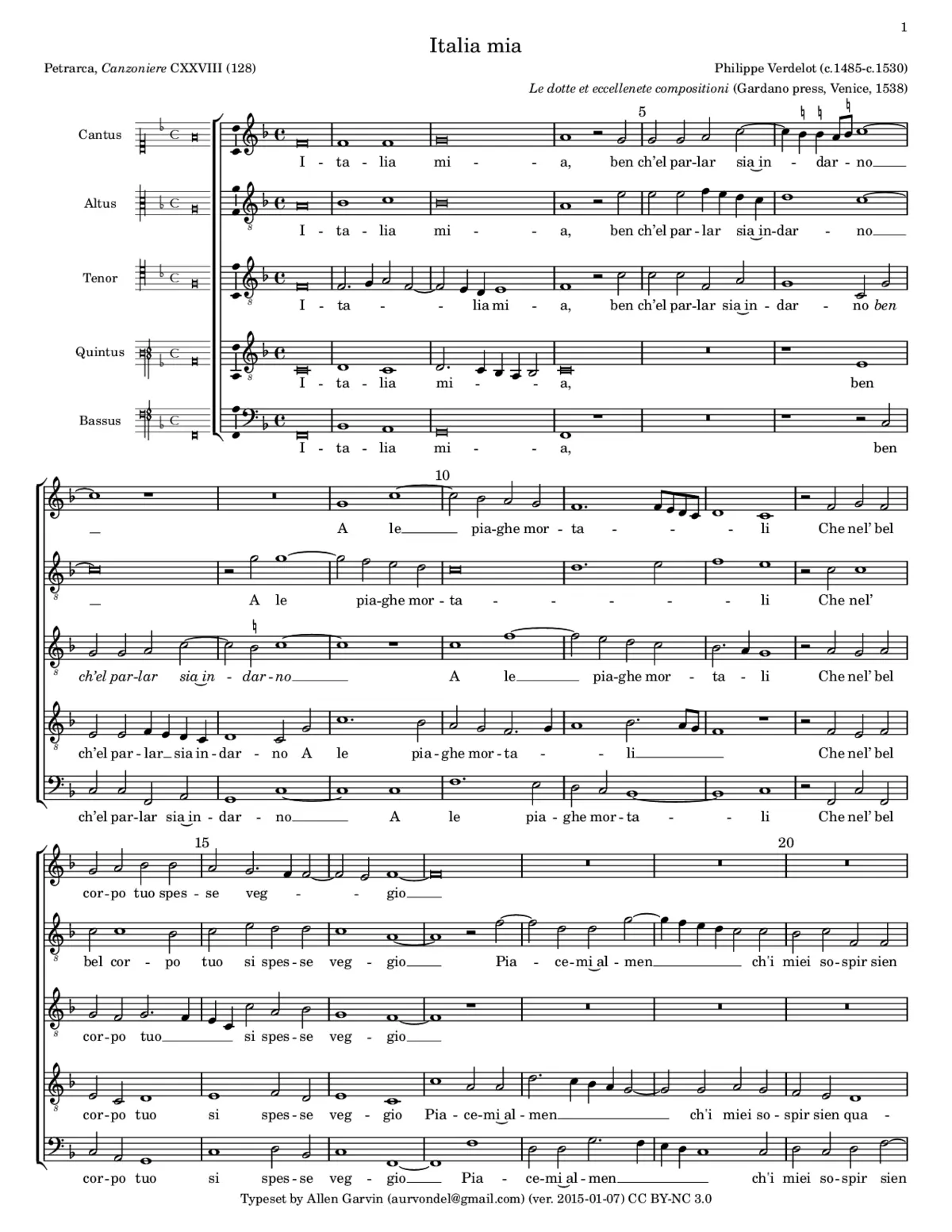 Italia mia - Page 1