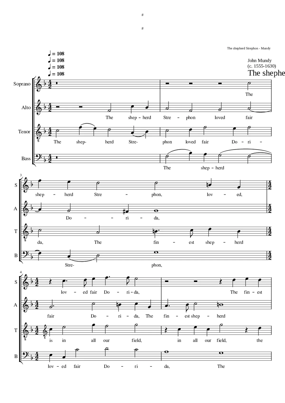 The shepherd Strephon - Page 1