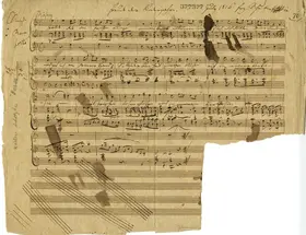 Grablied auf einen Soldaten, D.454