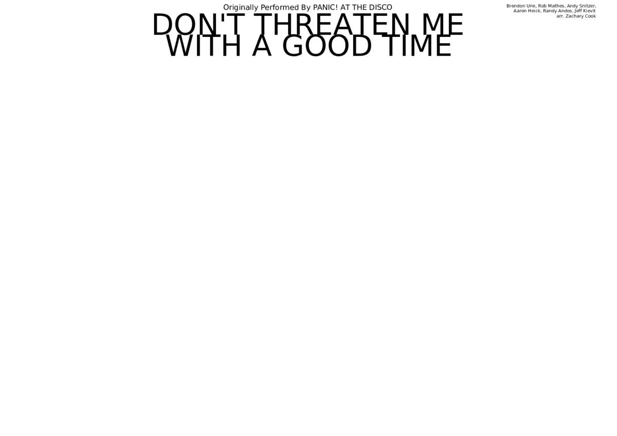 dont threaten me with a good time - Page 1