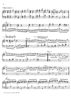 Chaconne with 49 variations, HWV 484