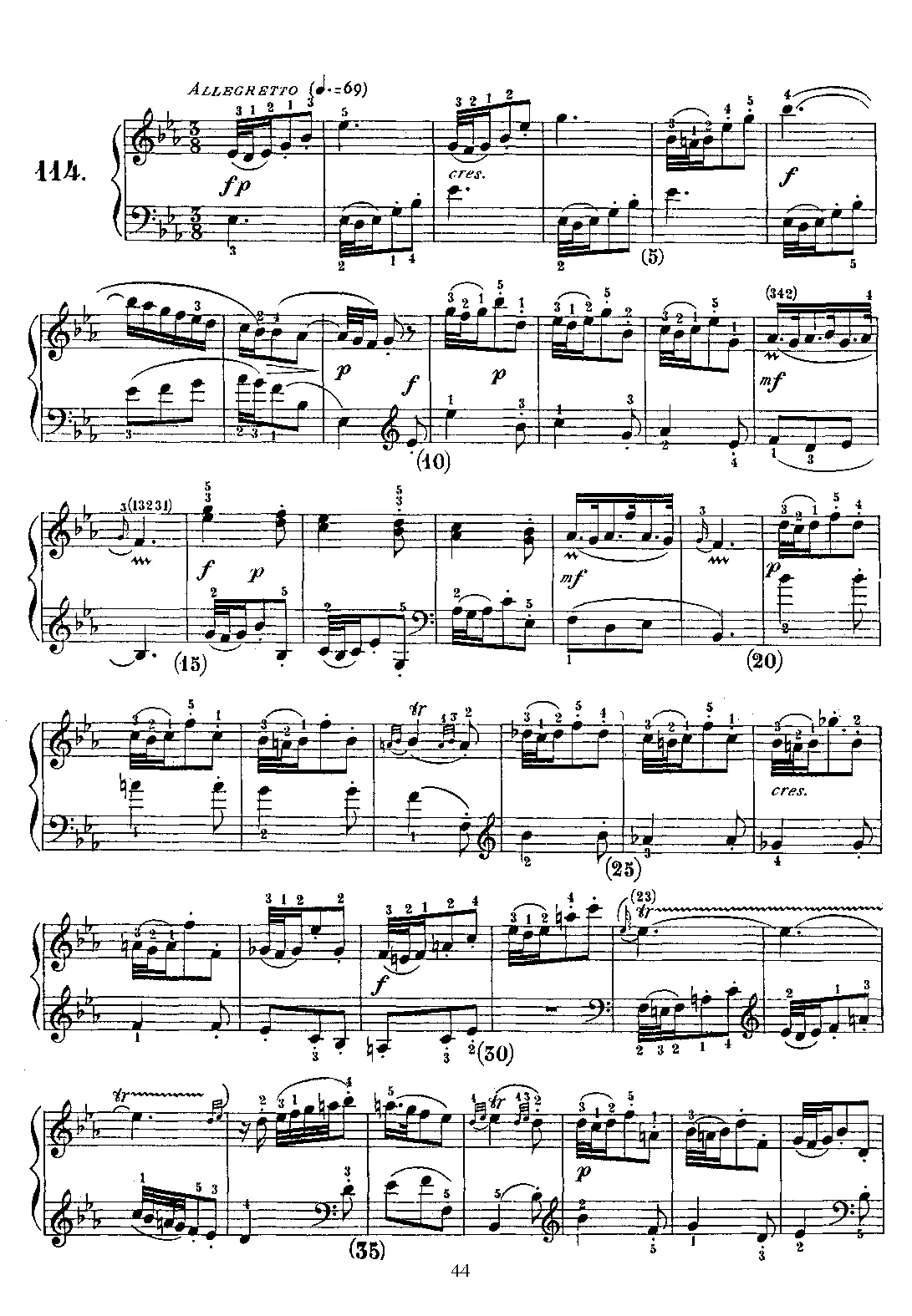 Keyboard Sonata in E-flat major - Page 1