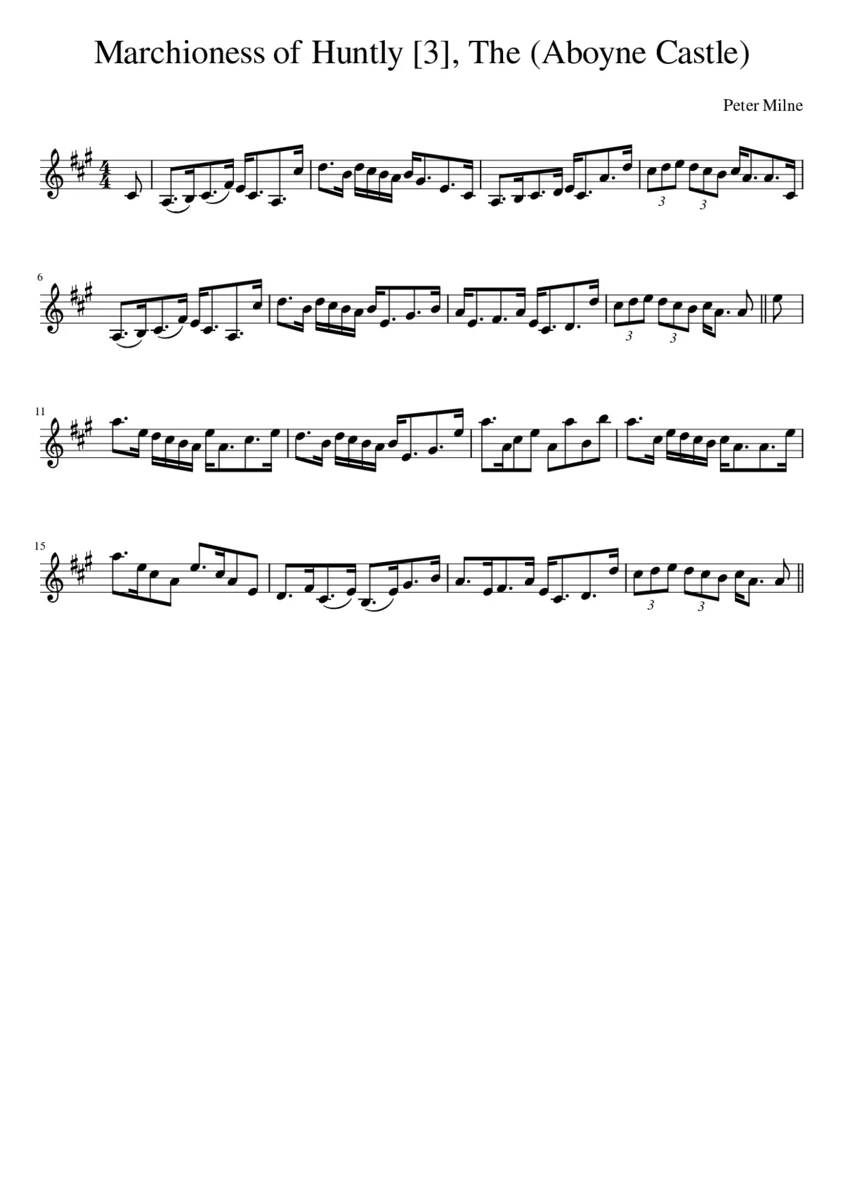 Aboyne Castle - Page 1