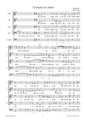 Te Deum in E minor