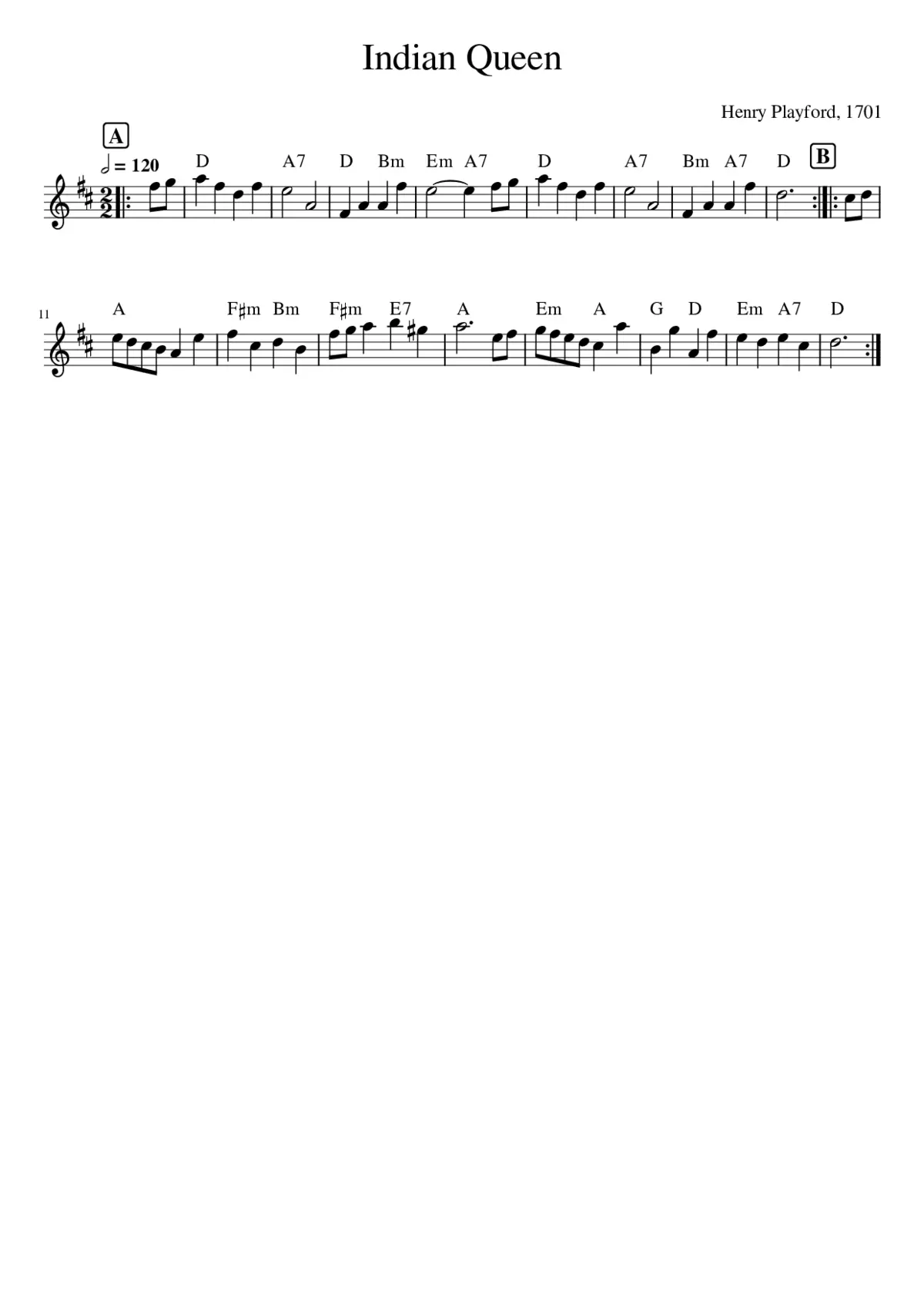 Indian Queen - Page 1