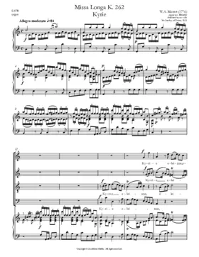 Missa longa in C major, KV 262