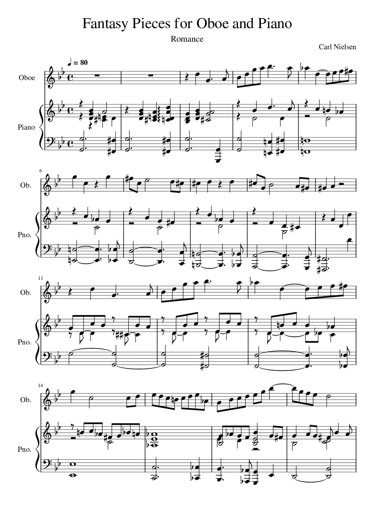 Fantasistykker Op.2 - Page 1