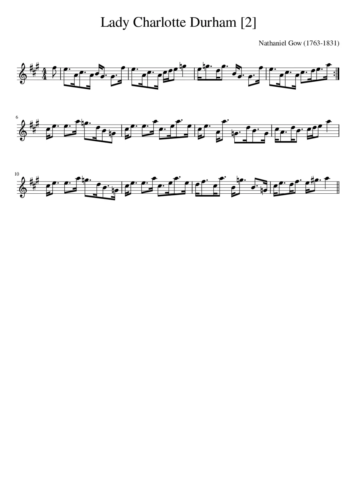 Lady Charlotte Durham - Page 1