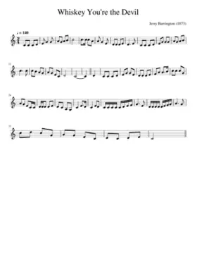 Whiskey You're the Devil