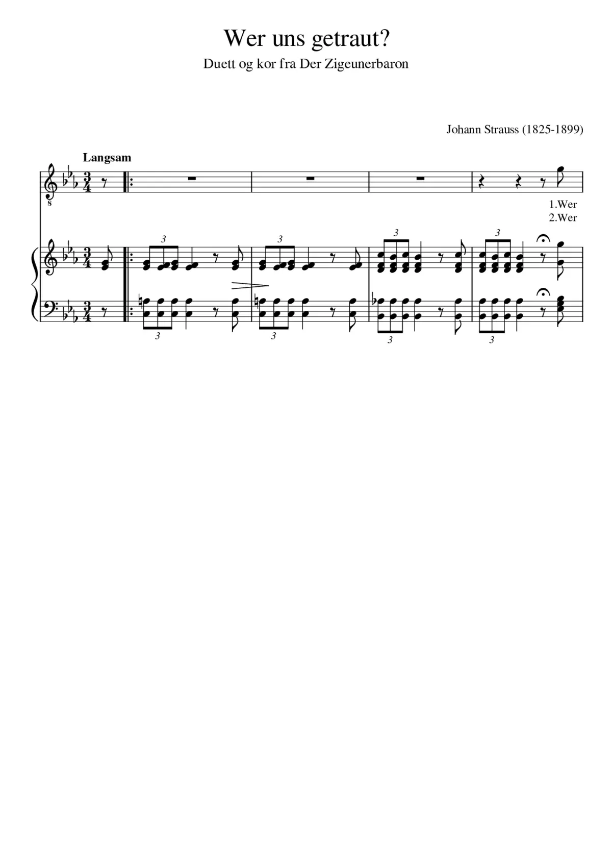 Der Zigeunerbaron - Page 1