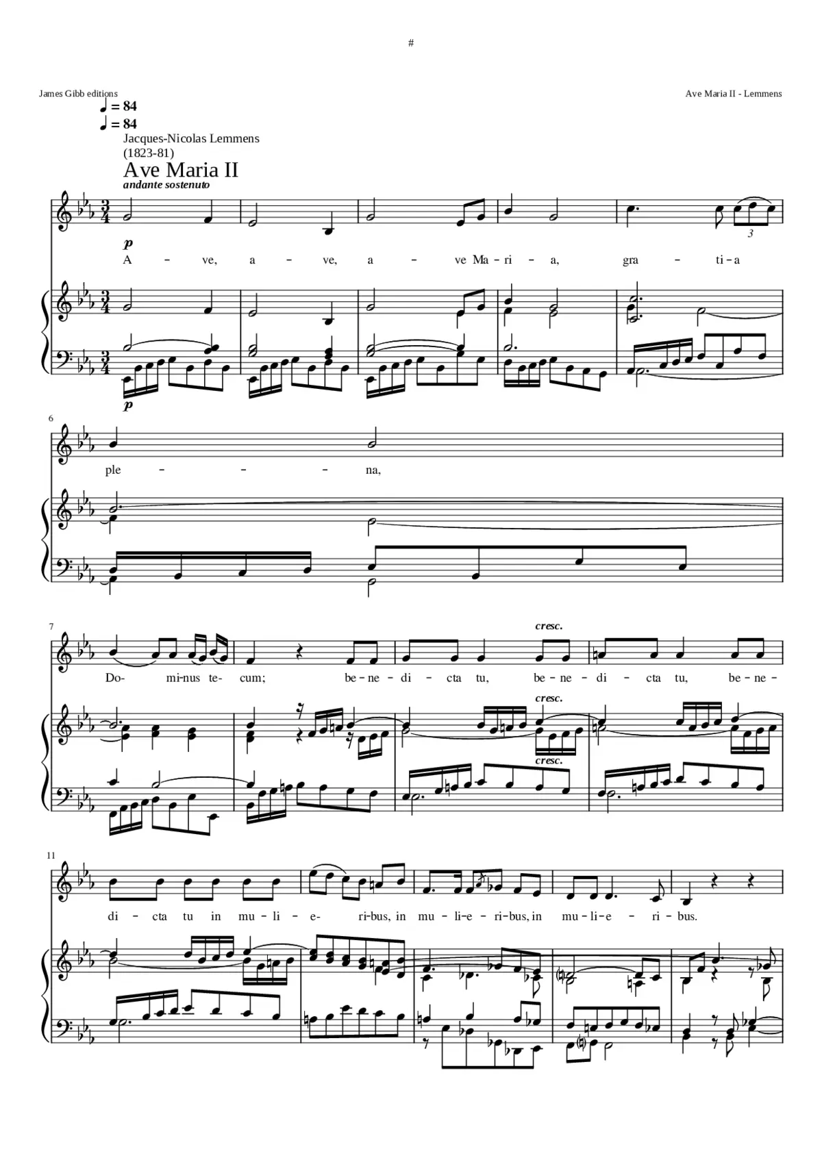 Ave Maria II - Page 1