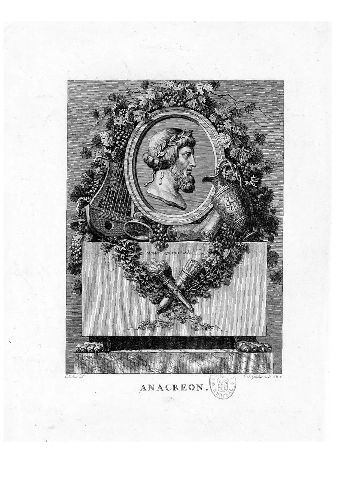 3 Odes d'Anacréon - Page 1