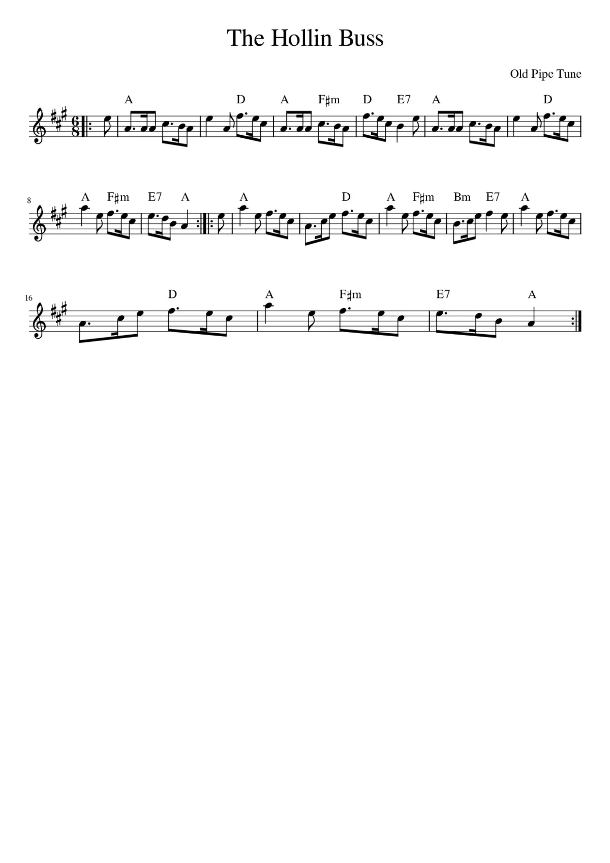 The Hollin Buss - Page 1