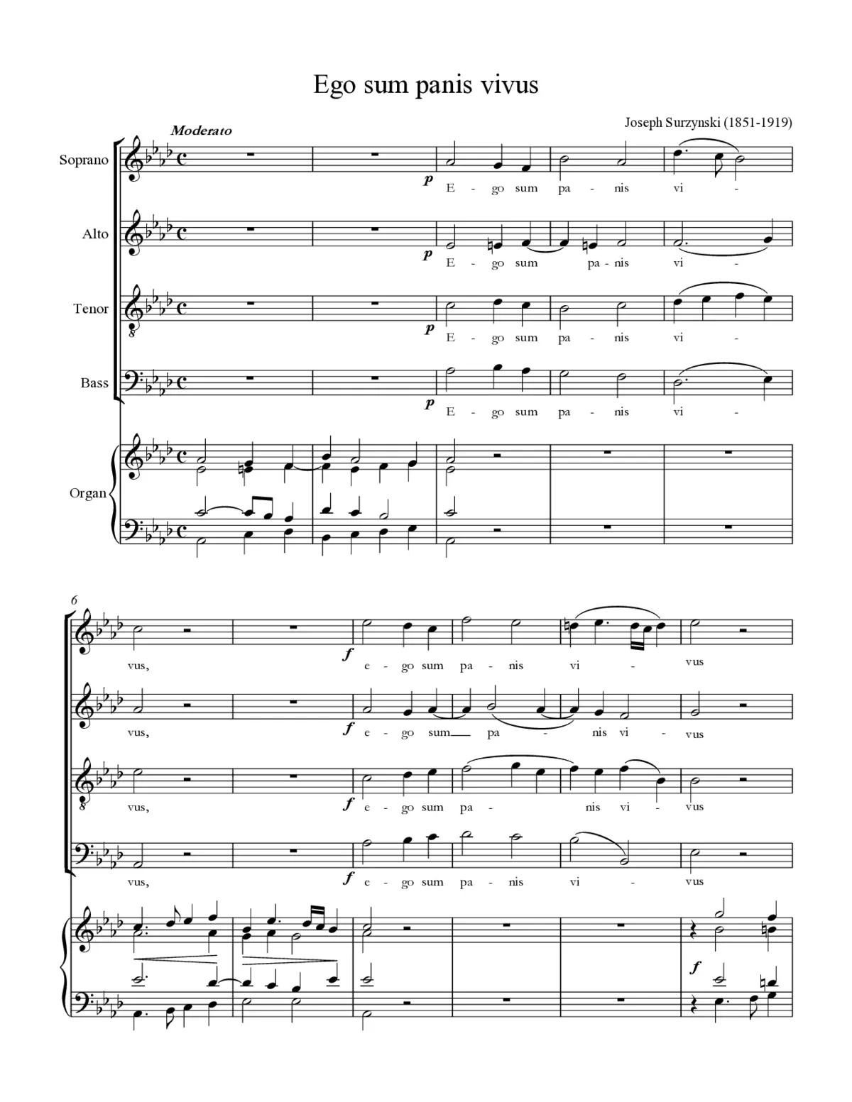 Ego sum panis vivus - Page 1