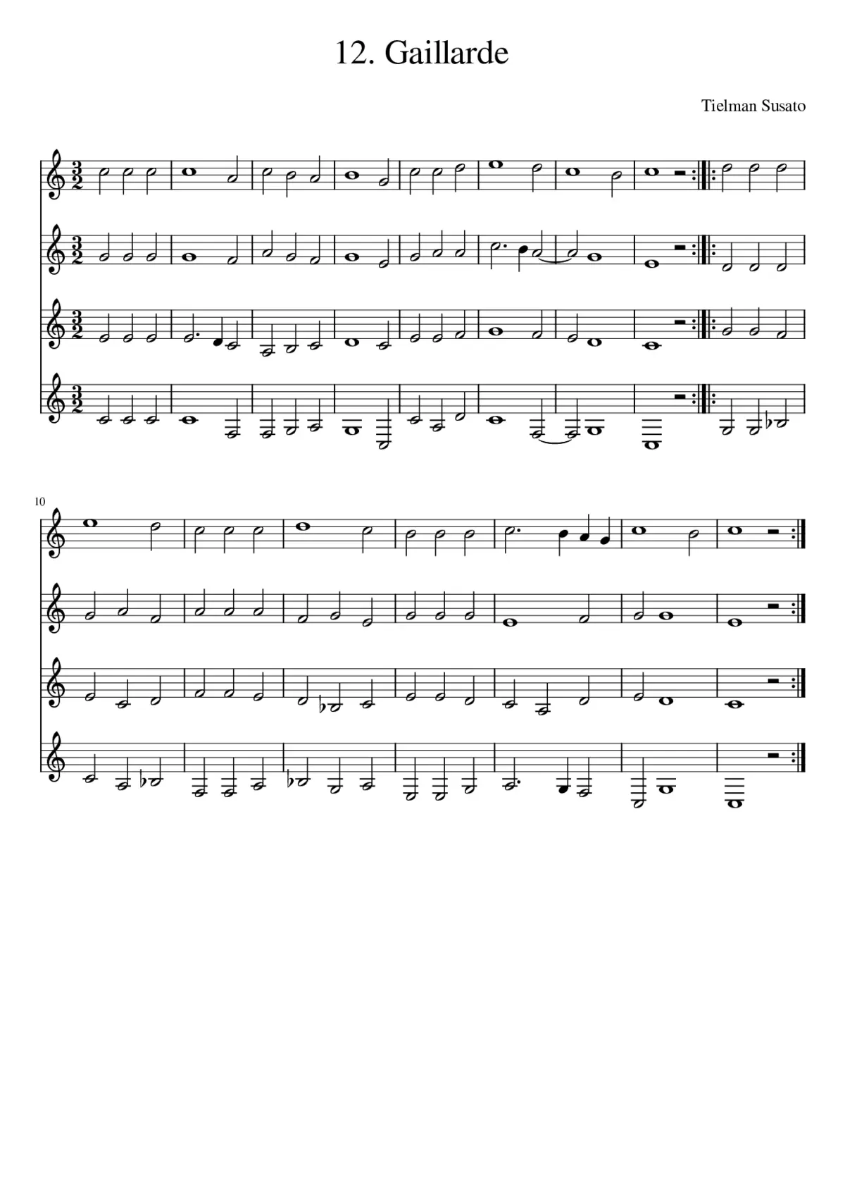 12. Gaillarde - Page 1