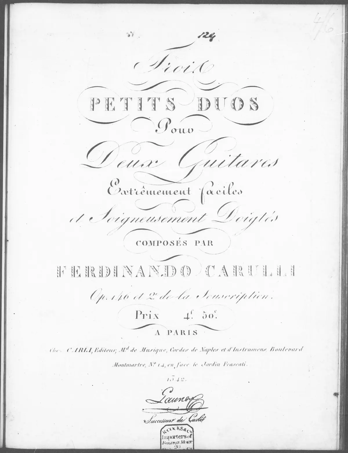 3 Petit Duos for 2 Guitars - Page 1