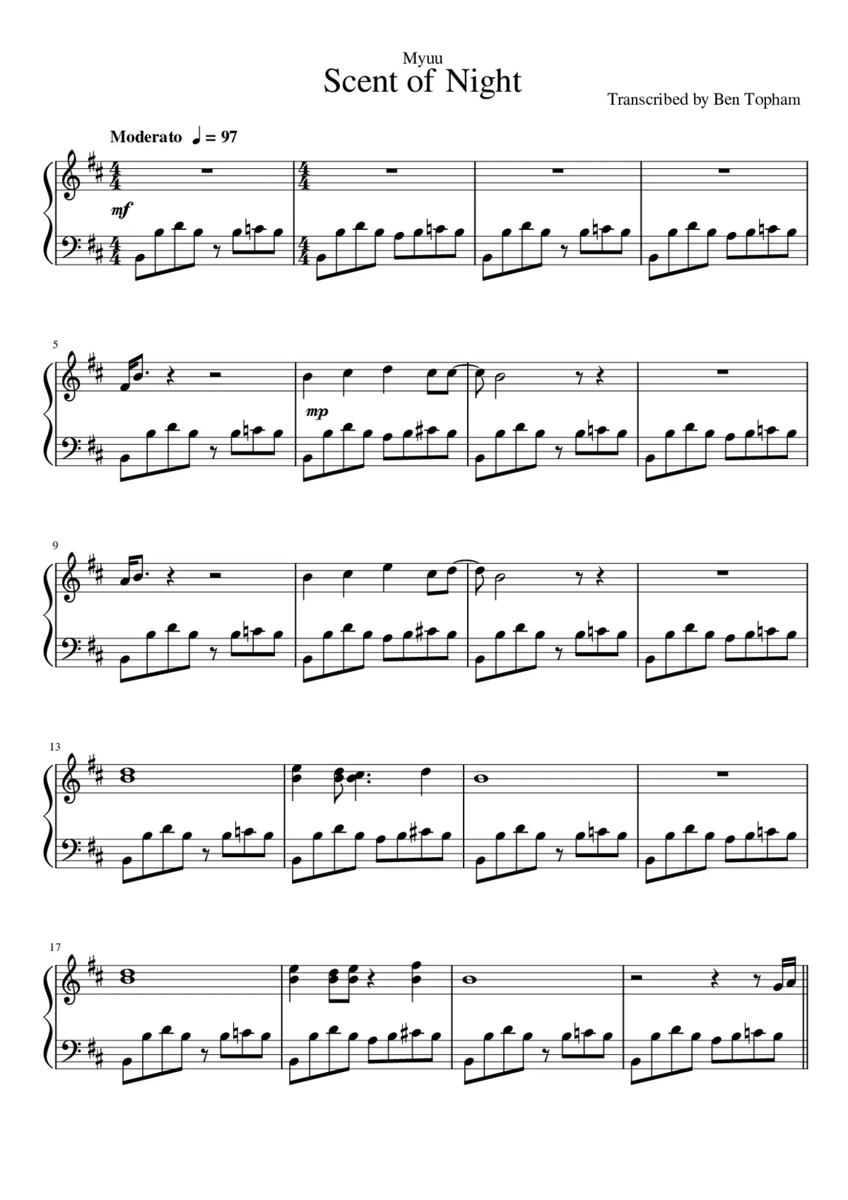 Scent Of Night - Page 1