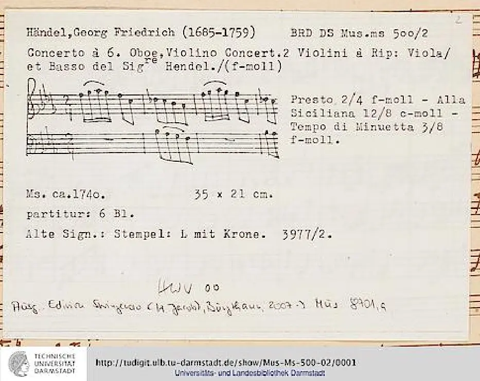 Concerto grosso in F minor - Page 1