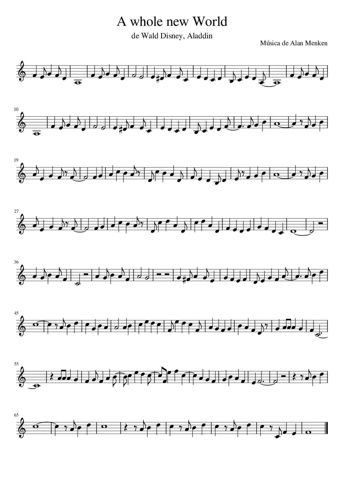 A Whole New World - Page 1