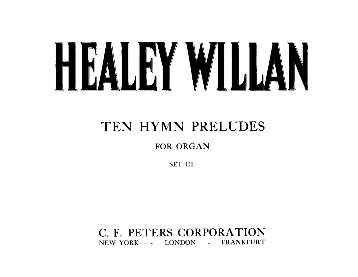 10 Hymn Preludes Set III - Page 1