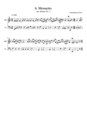 6. Menuetto