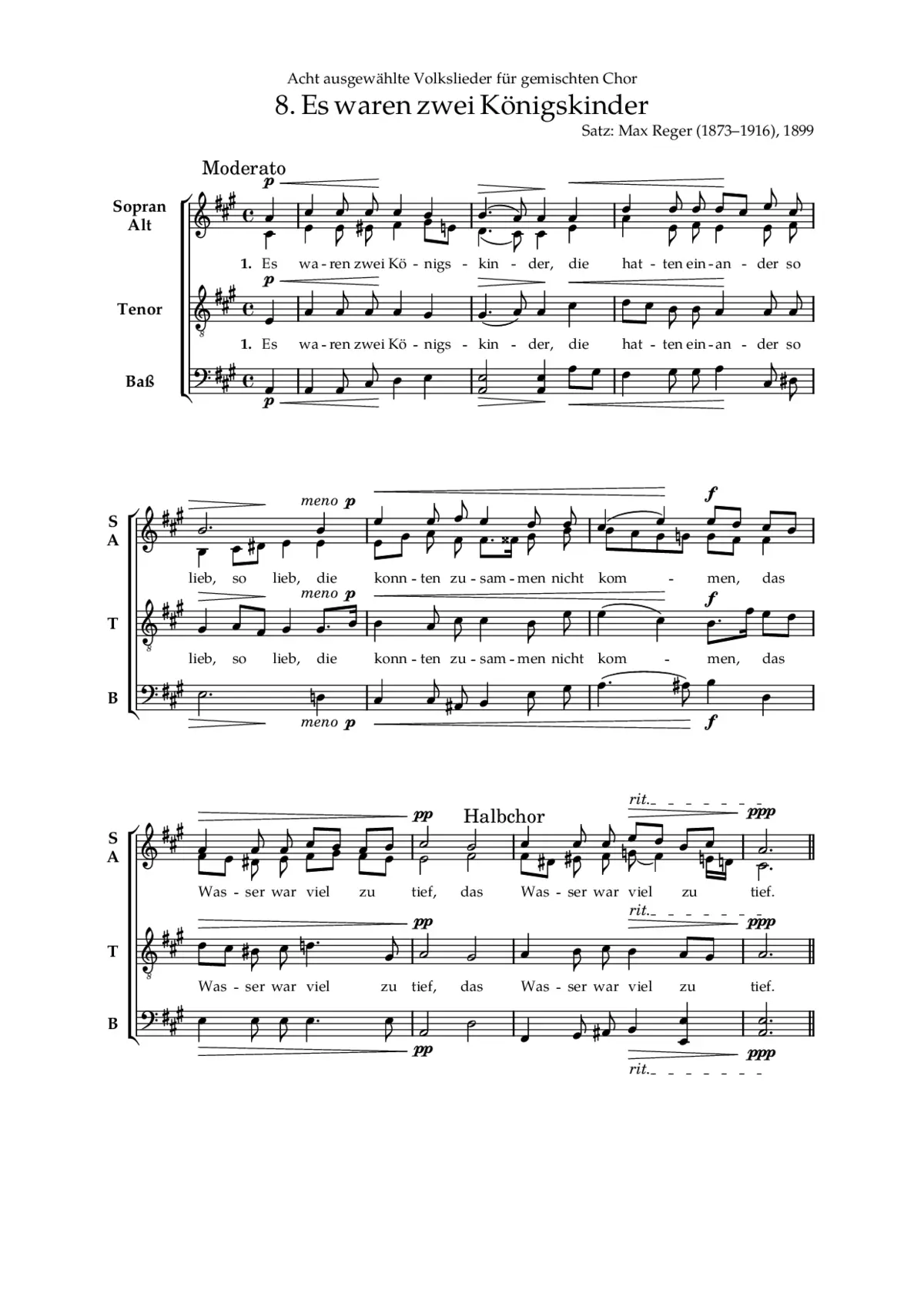 Es waren zwei Königskinder - Page 1