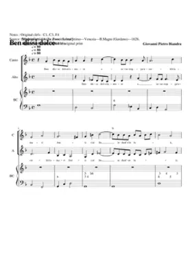 Ben dissi dolce' amore